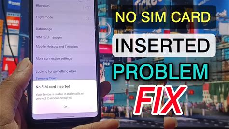 smart switch samsung no sim card error|Samsung cell phone not recognizing sim.